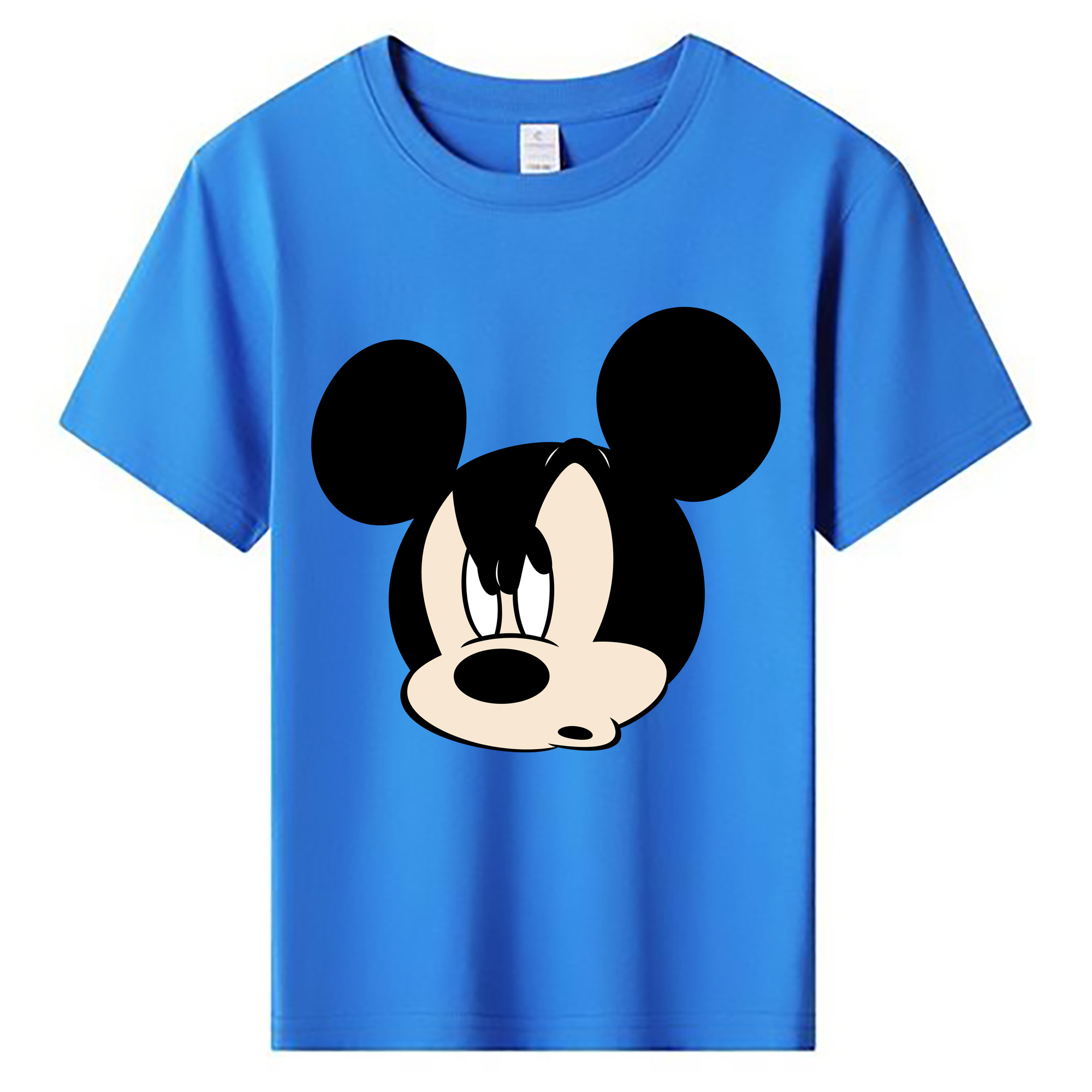 ミッキーマウス Mickey Mouse 綿100％キッズTシャツ（フロントプリント）